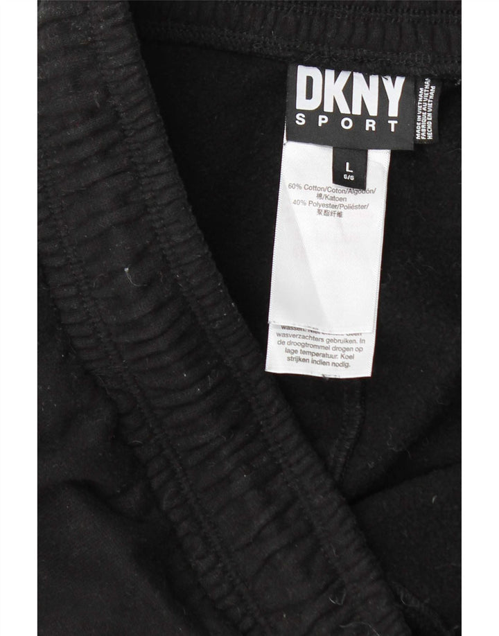 Męskie spodnie dresowe Dkny Joggers, duże, czarne, bawełniane