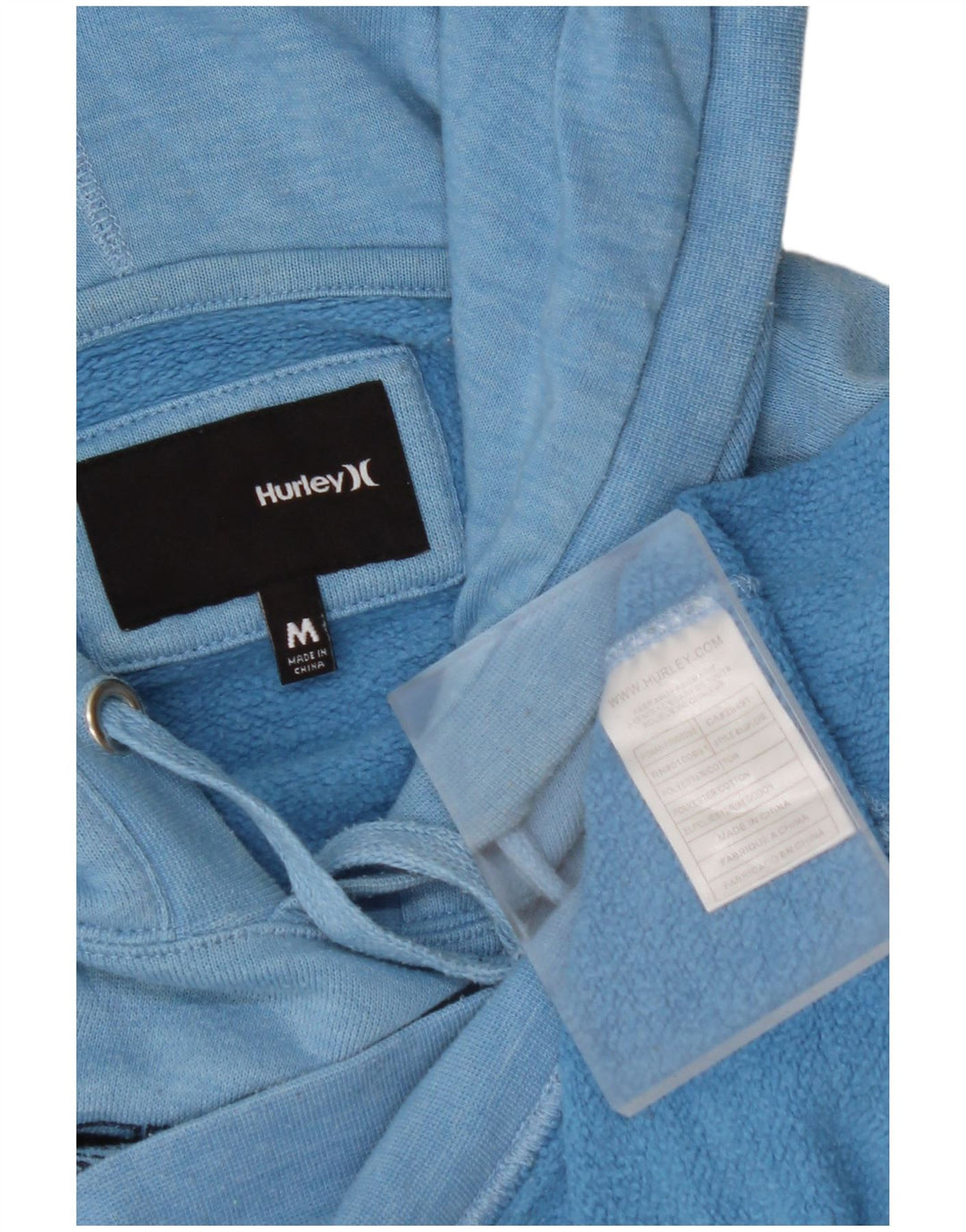 Damski sweter z kapturem HURLEY California Graphic UK 14, średni niebieski, poliester