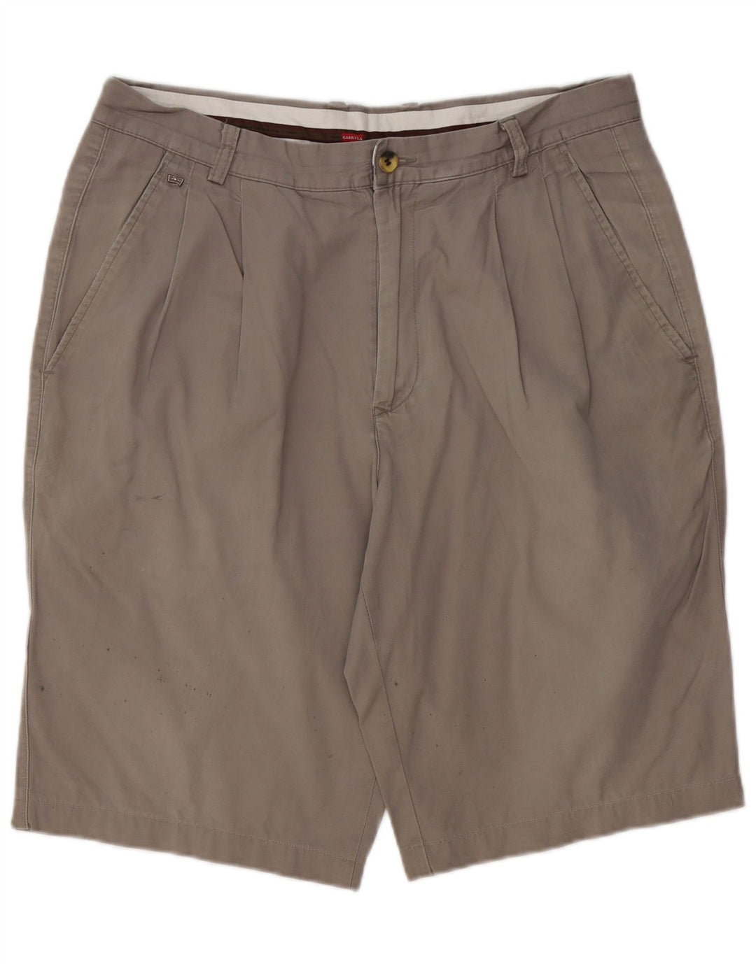 Spodenki męskie CARRERA Pegged Chino W36, duże, szare, bawełniane