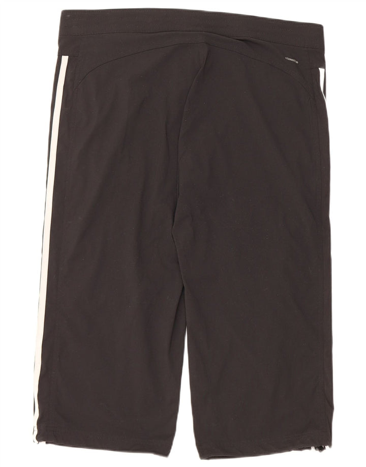 Damskie spodenki sportowe ADIDAS Climalite Bermuda UK 14, średni czarny poliamid