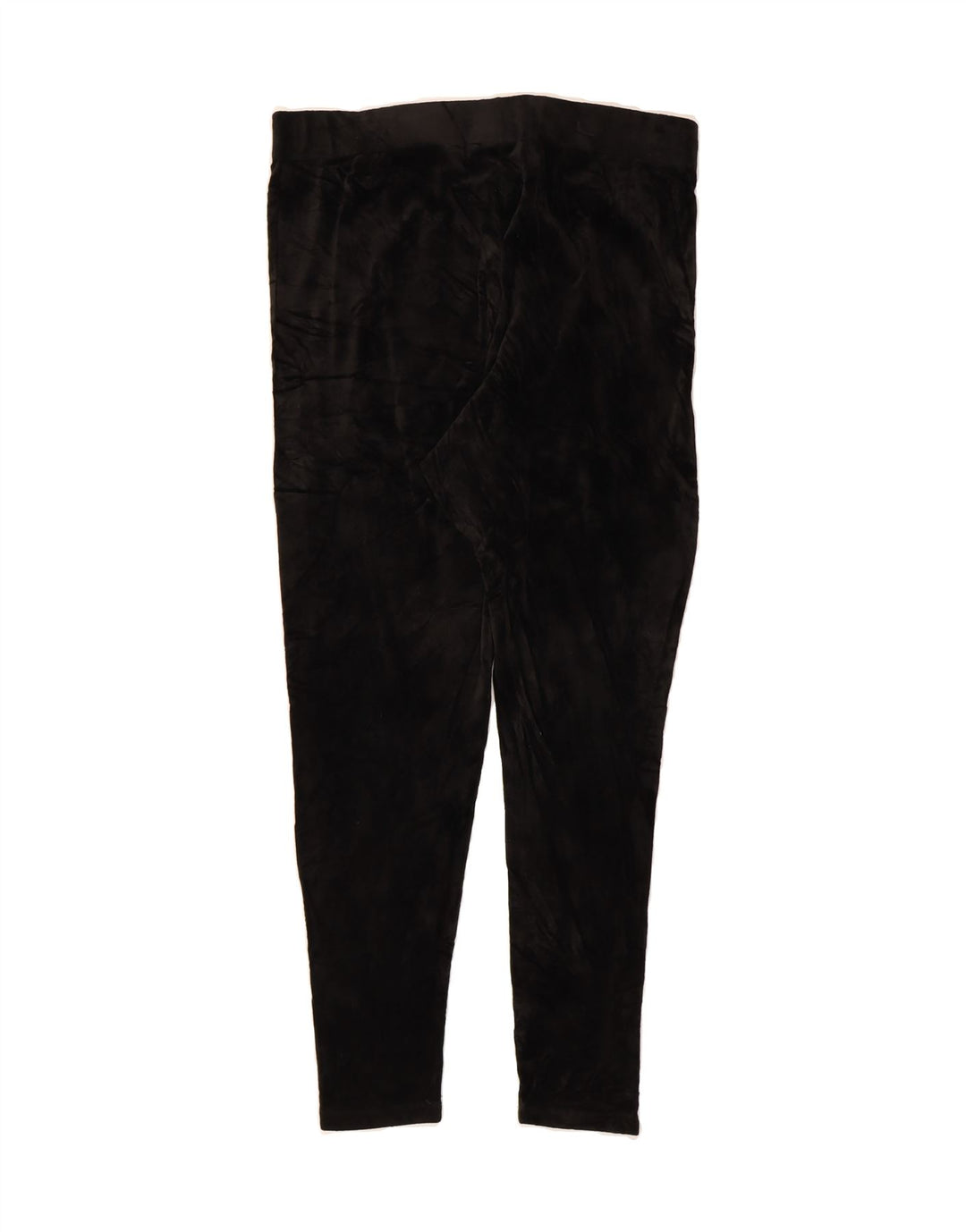 FILA Womens Velour Leggings UK 20 2XL  Black Polyester Vintage Fila and Second-Hand Fila from Messina Hembry 