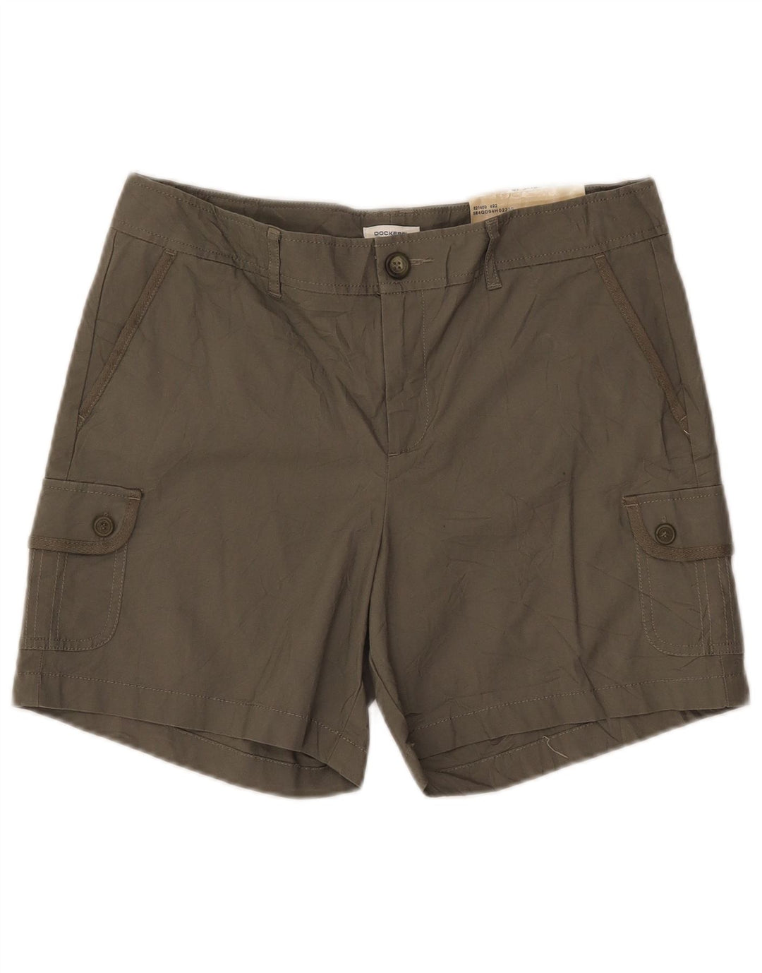 Damskie spodenki cargo ze stretchem Dockers US 10, duże, W32, bawełna khaki