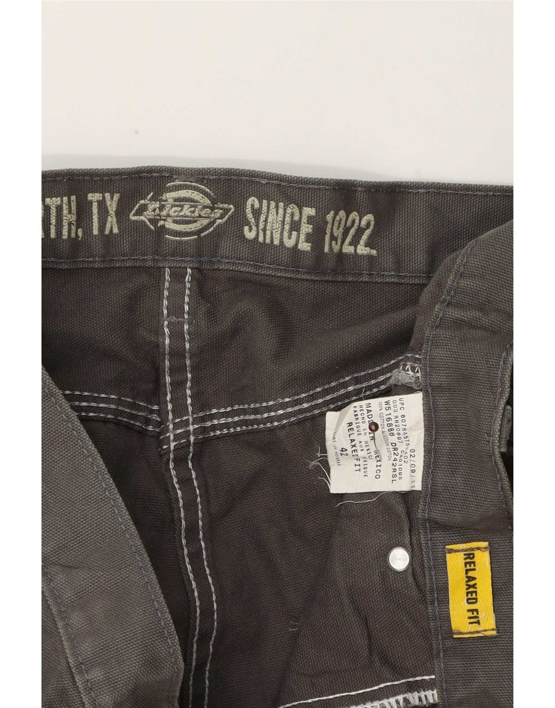 Męskie szorty cargo Dickies W42 2XL szara bawełna