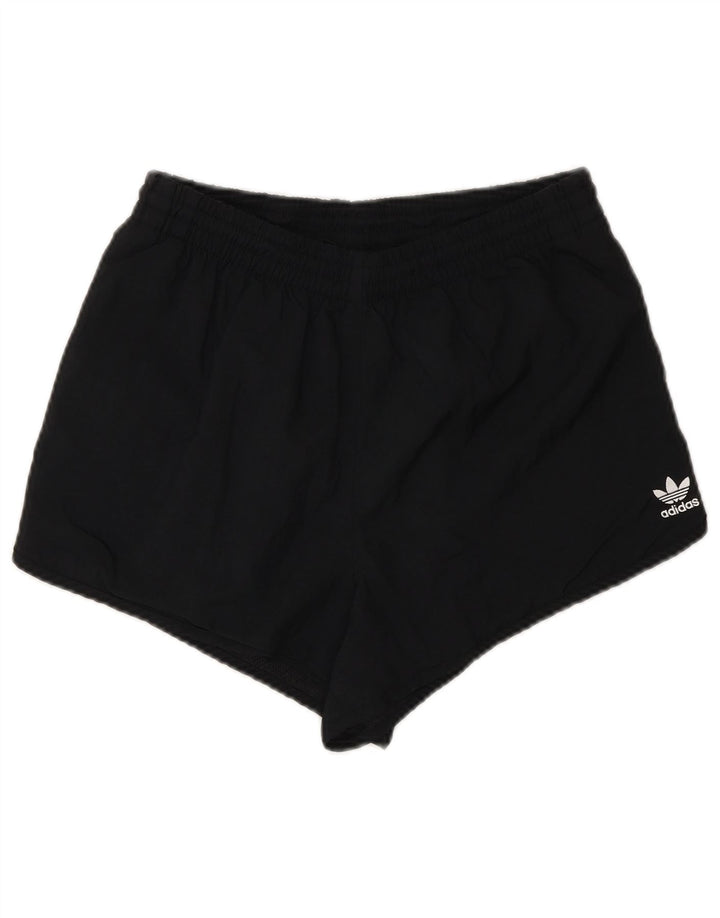 Damskie spodenki sportowe Adidas UK 12, średni czarny poliester