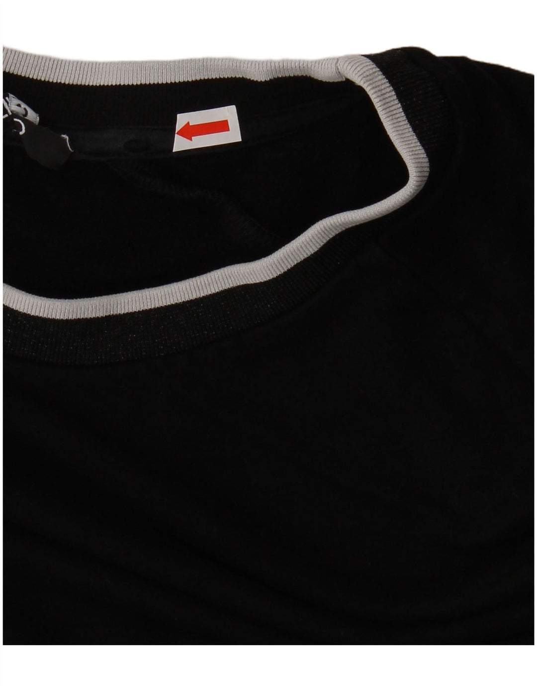 LIU JO Womens Crew Neck Jumper Sweater UK 14 Medium Black Colourblock