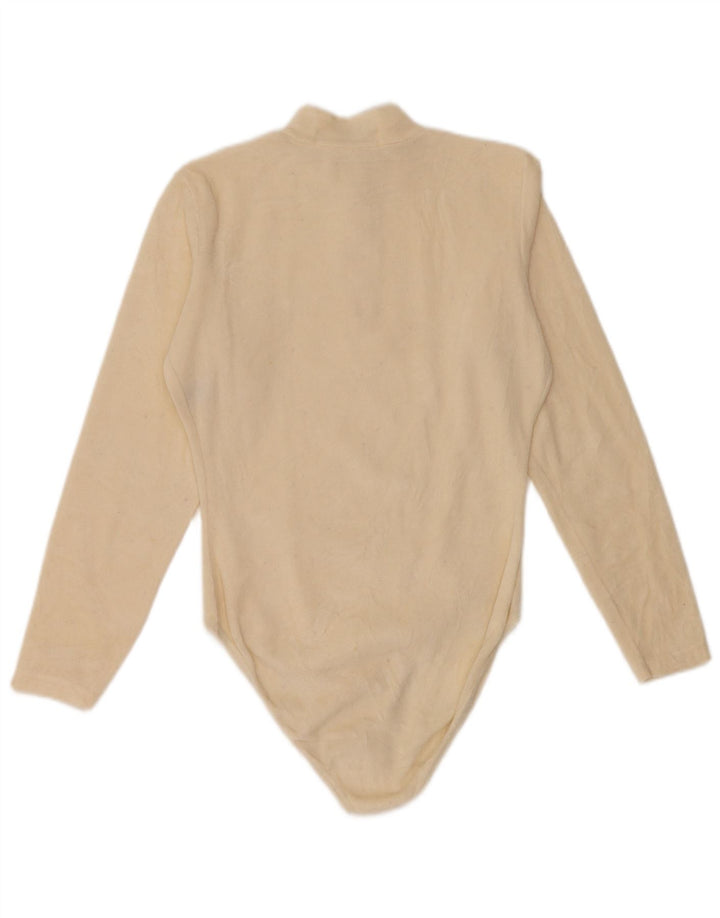 Damskie body polarowe FILA z długim rękawem IT 42 Medium Off White