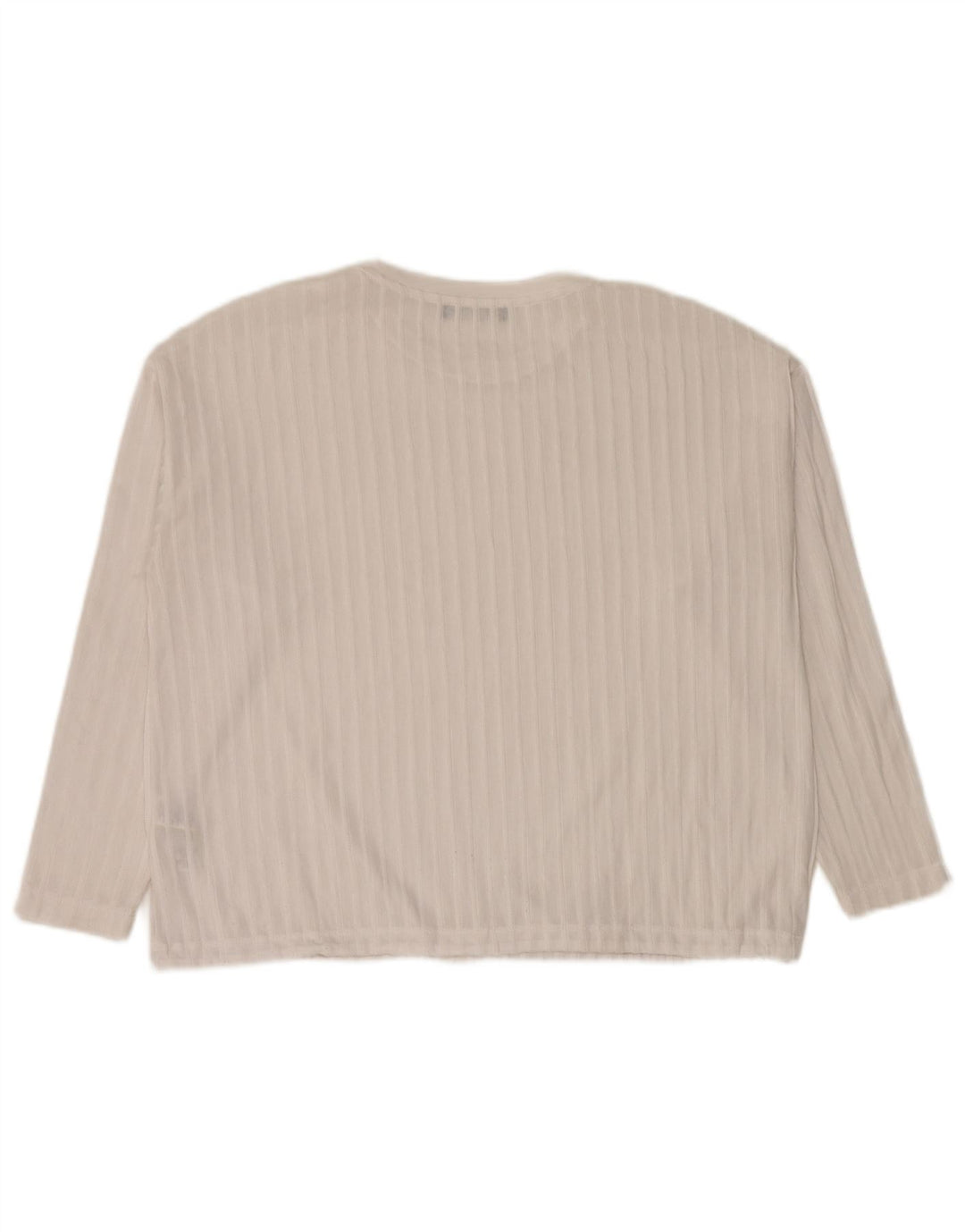 Marks & Spencer Damski top oversize z długim rękawem, UK 10, mały, biały
