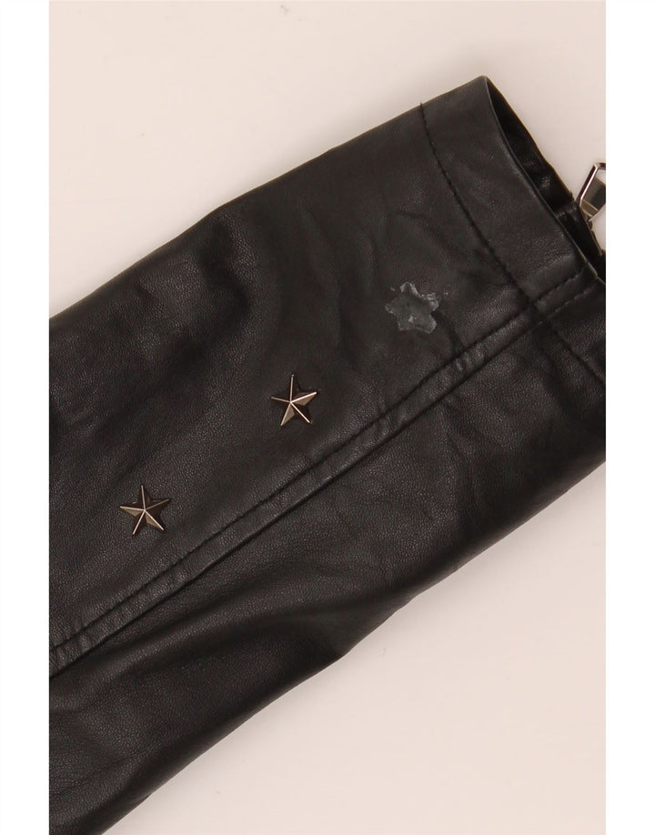 Conbipel damska skórzana kurtka motocyklowa IT 40 mała czarna skóra