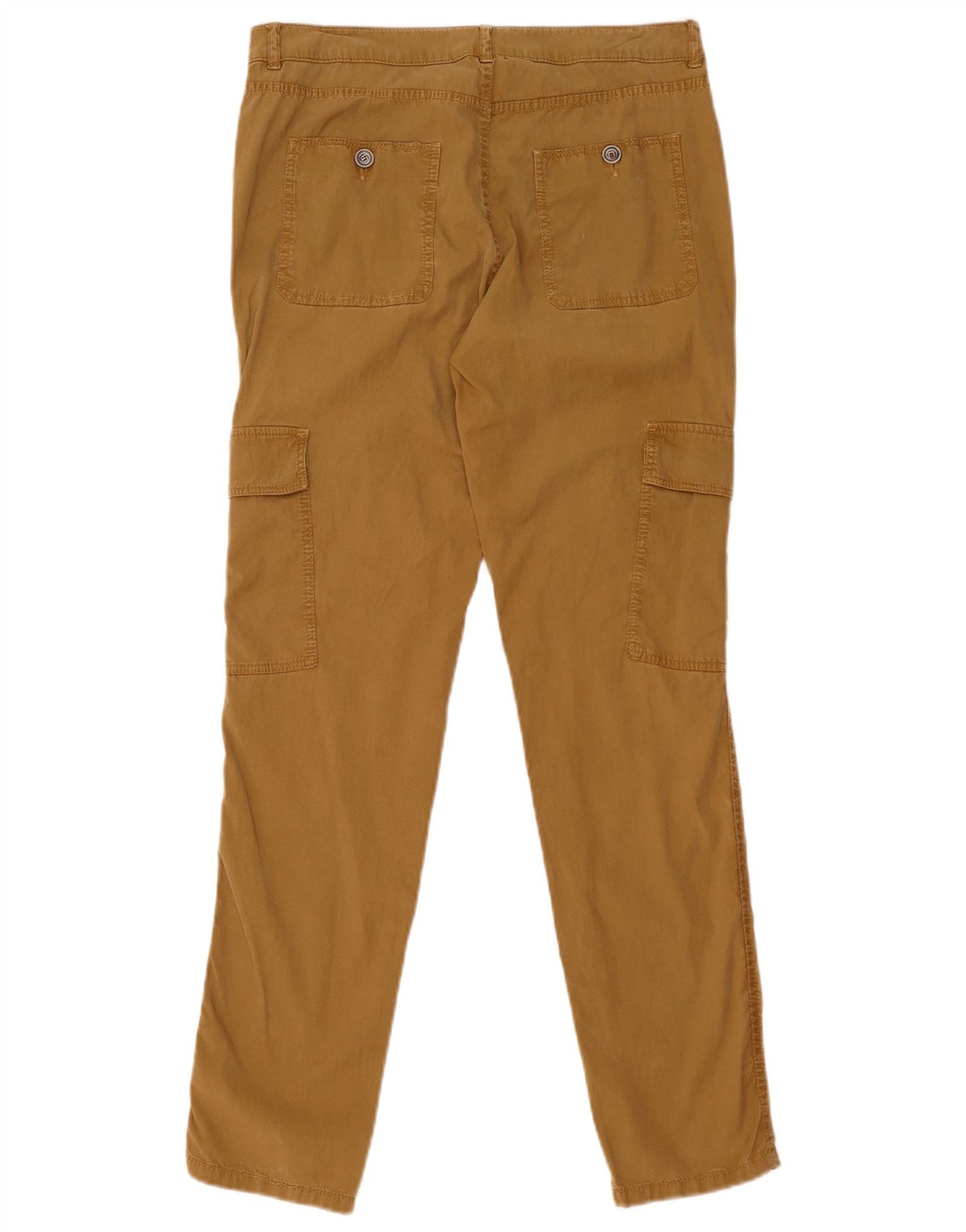 Spodnie damskie Massimo Dutti Slim Cargo EU 38 Small W28 L31 Brązowy Lyocell