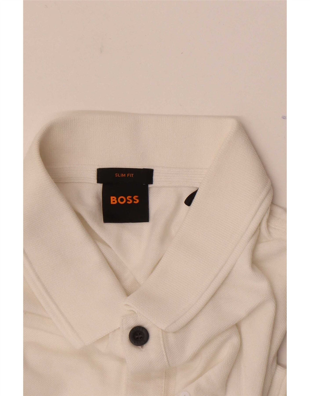Męska koszulka polo Slim Fit Hugo Boss, średnia biała bawełna