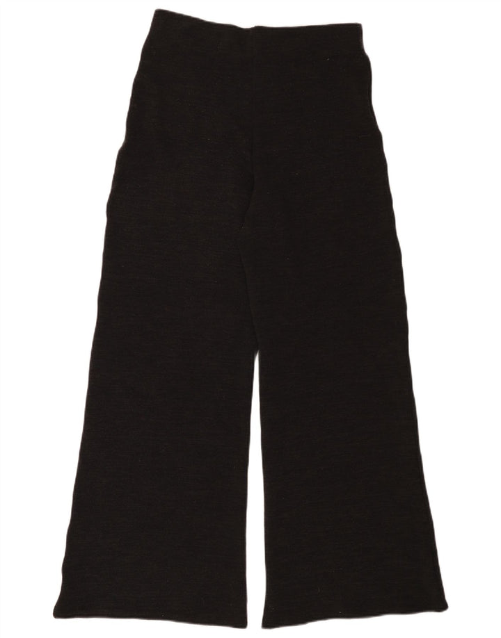 Damskie spodnie codzienne ZARA z szerokimi nogawkami, średnie W28 L31, szare