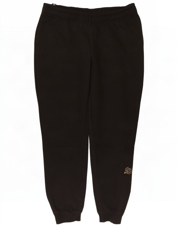 Damskie spodnie dresowe Puma Graphic Joggers UK 14, duże, czarne, bawełniane