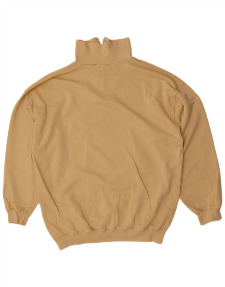 Męska bluza golfowa Marc Gibaldi z grafiką i zamkiem błyskawicznym, duża, żółta
