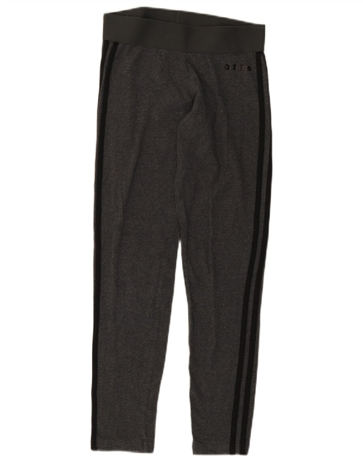 Legginsy damskie ADIDAS UK 8 małe, szare, bawełniane