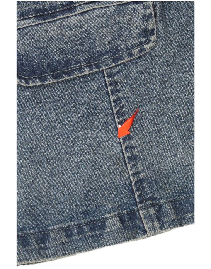 Damska kurtka dżinsowa VINTAGE UK 14, duża, niebieska, bawełniana, klasyczna