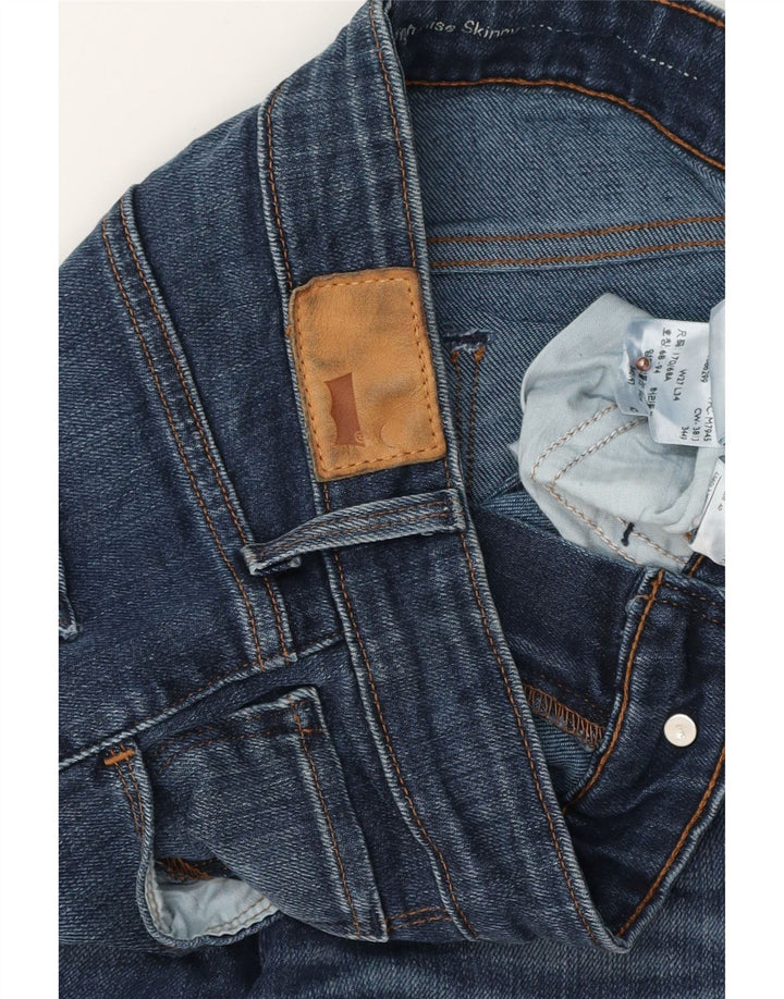 Damskie jeansy skinny z wysokim stanem LEVI'S W27 L24 Niebieska bawełna