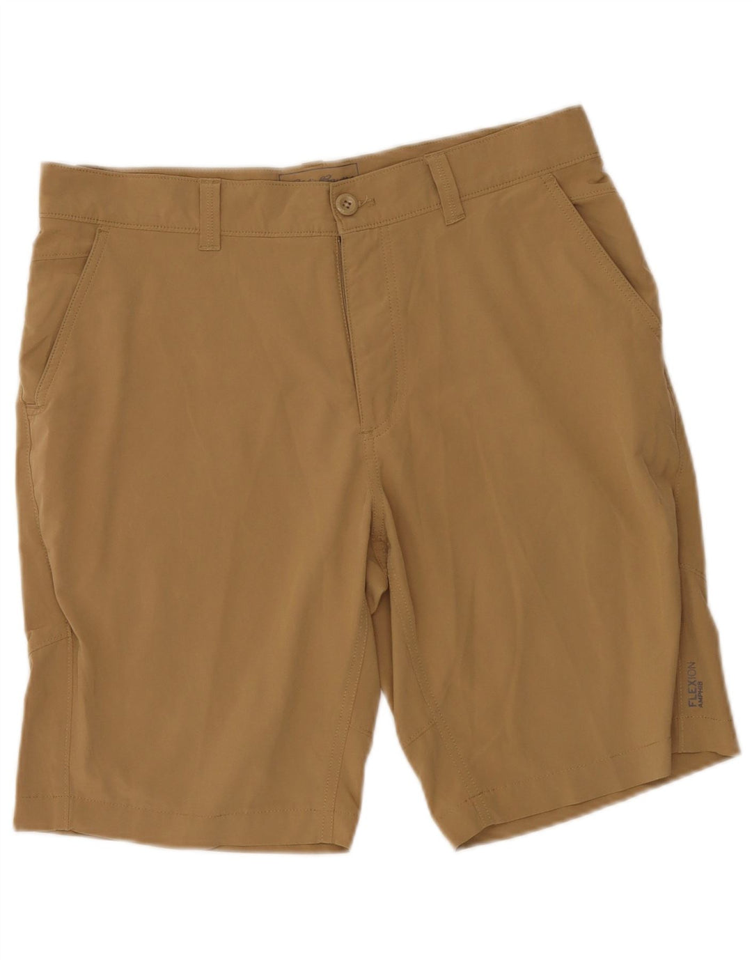 Męskie spodenki chino Eddie Bauer W33 średni beżowy poliester