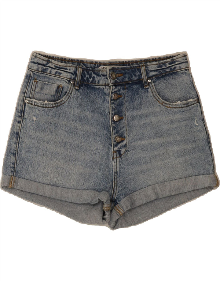 ZARA Womens Denim Shorts EU 36 Small W26 Blue Cotton Vintage Zara and Second-Hand Zara from Messina Hembry 