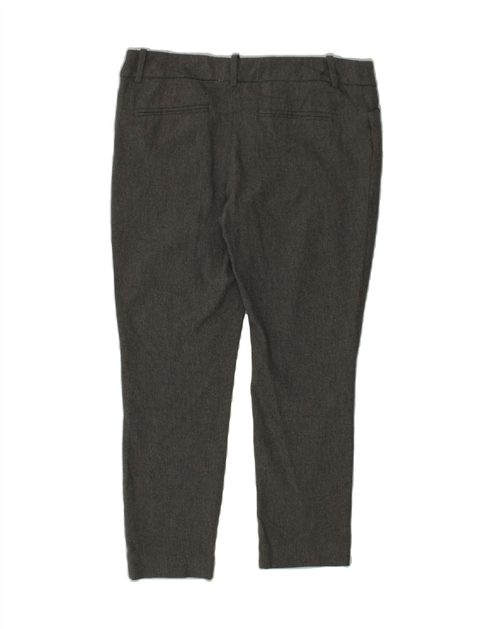 MOSSIMO Womens Slim Suit Trousers US 10 Large W34 L25 Grey Cotton Vintage Mossimo and Second-Hand Mossimo from Messina Hembry 