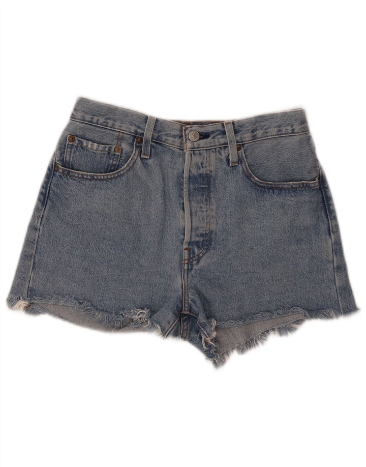 Damskie spodenki jeansowe LEVI'S 501 W27, małe, niebieskie, bawełniane