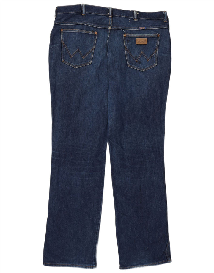 Męskie proste dżinsy Wrangler W40 L31 granatowe