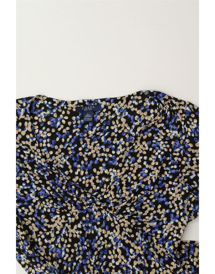 CHAPS Womens A-Line Dress UK 14 Large Blue Spotted Vintage Chaps and Second-Hand Chaps from Messina Hembry 