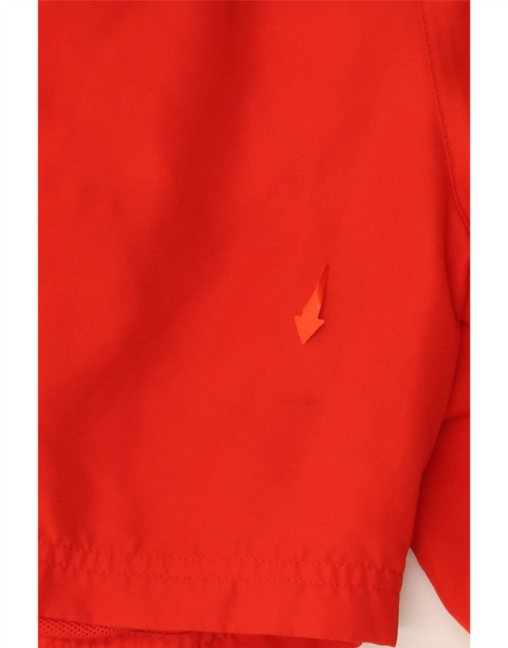 Męskie spodenki sportowe NIKE z grafiką, małe, czerwone, poliestrowe