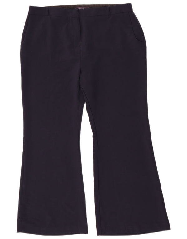 Spodnie Chino Marks & Spencer Bootcut Damskie UK 18 XL W36 L30 Granatowe