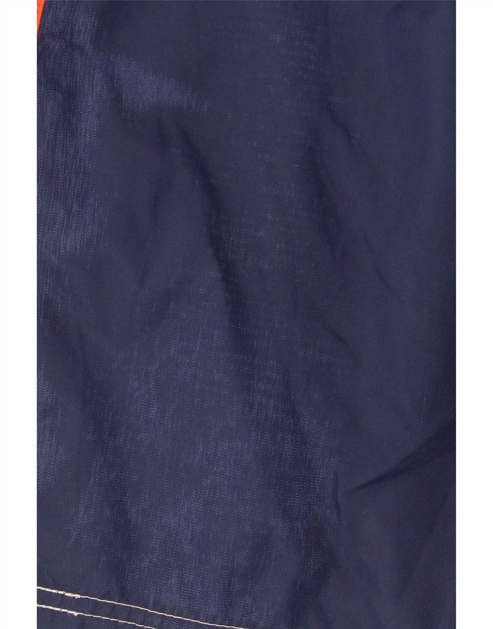 Męskie spodenki kąpielowe Woolrich, duże, granatowe, z blokami kolorów, poliamid
