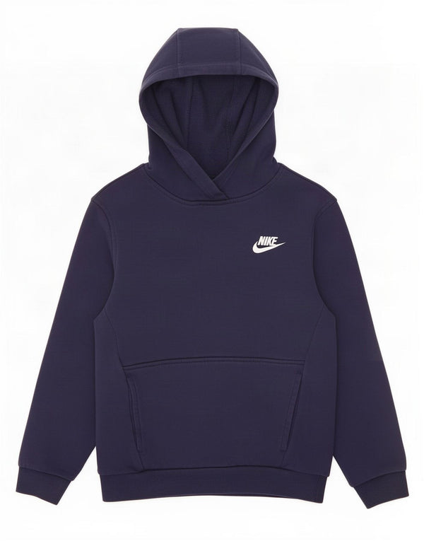 Dziewczęca bluza z kapturem Nike 10-11 lat, średnia, granatowa, bawełniana