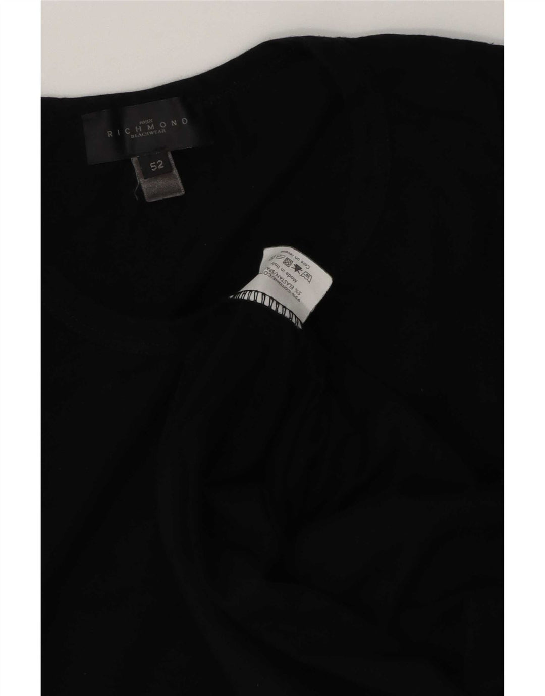 T-shirt męski Richmond Top IT 52, duży, czarny, bawełniany