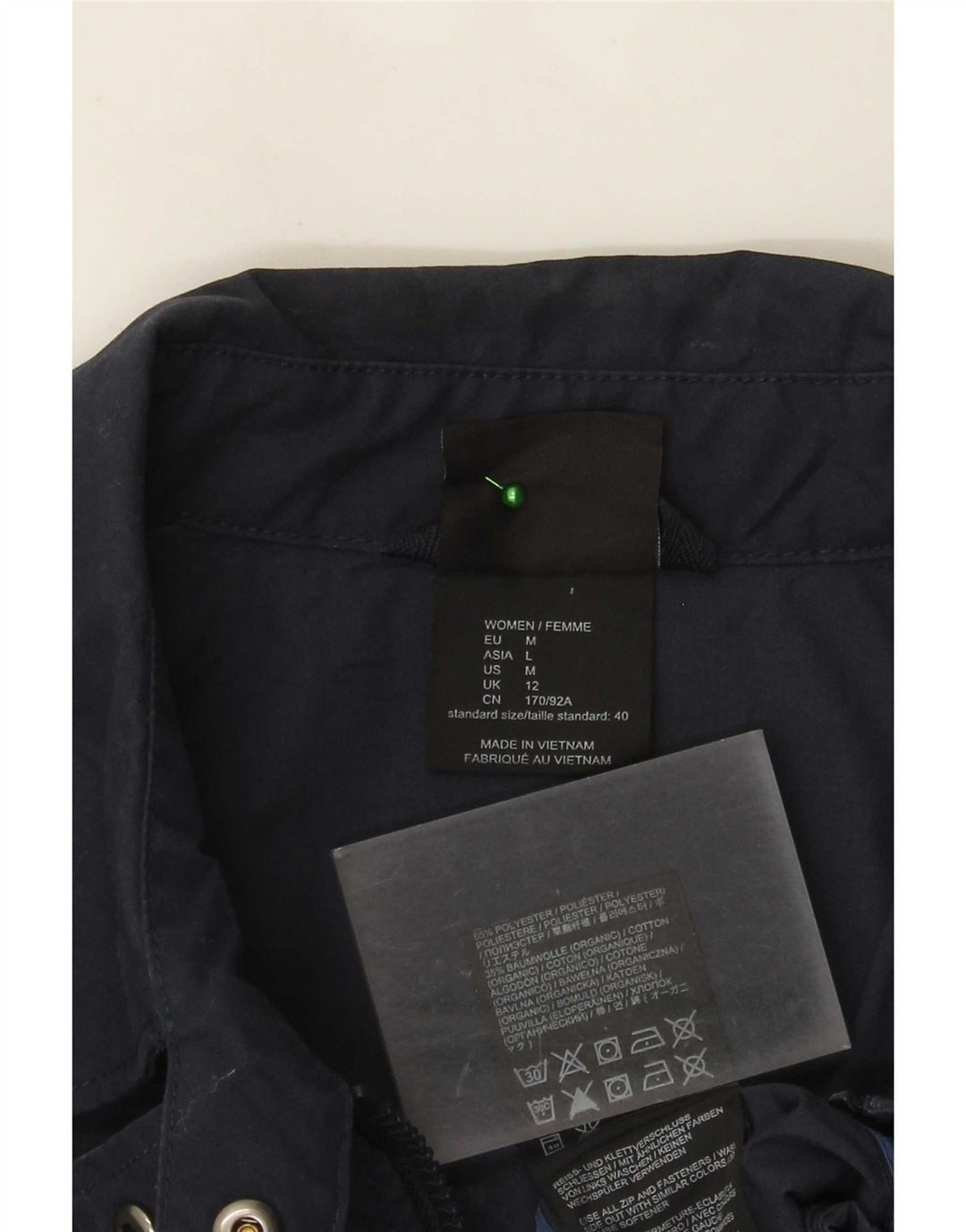 Damska kurtka użytkowa Jack Wolfskin UK 12, średni granatowy poliester