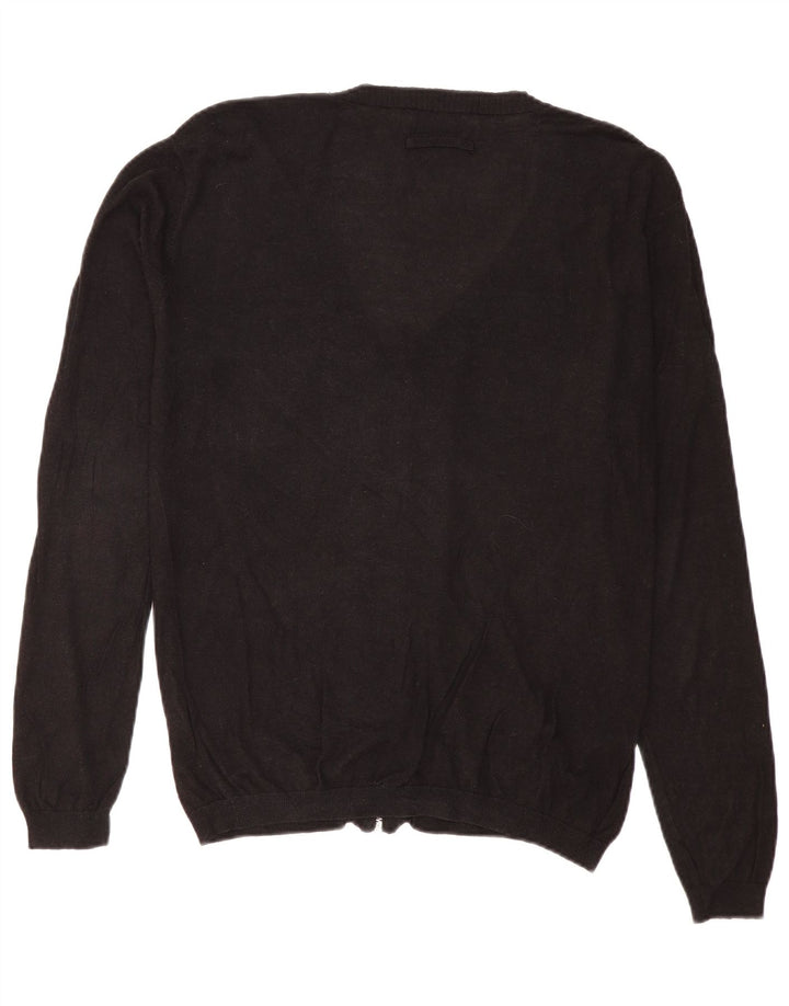 Męski sweter rozpinany Zara XL, czarny