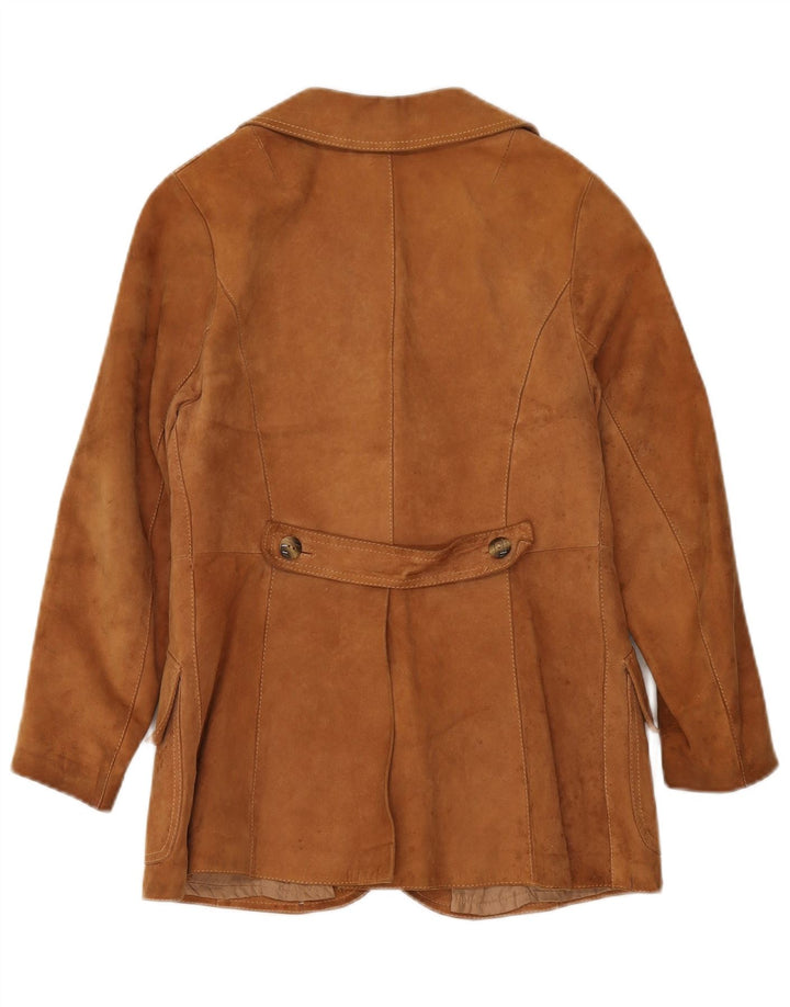 Damska marynarka zapinana na 3 guziki VINTAGE IT 42 Średni brąz