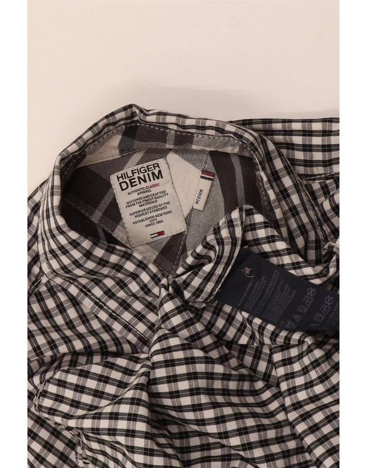 Koszula męska Tommy Hilfiger, bawełniana, w kolorze średniego niebieskiego w kratkę