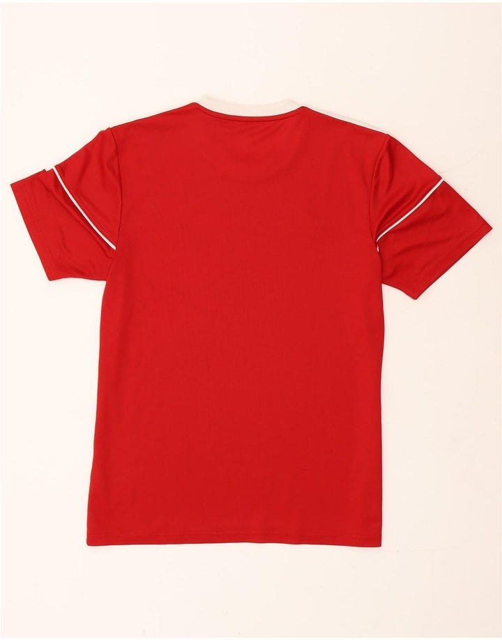 Adidas Męski T-shirt Climalite Top Mały Czerwony Poliester