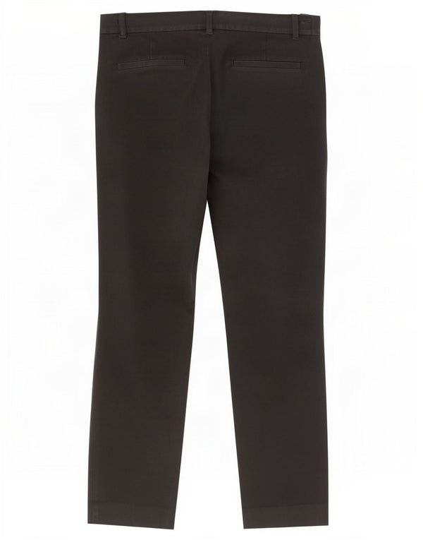 Gap Womens Slim Cropped Trousers US 8 Medium W30 L25 Black Cotton