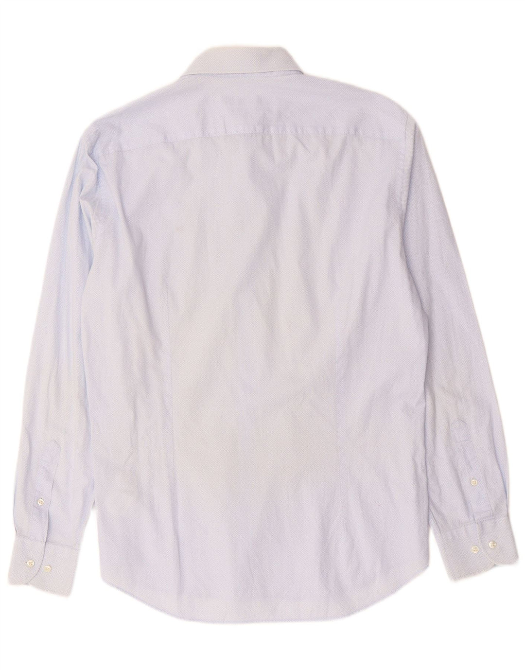 Męska koszula slim fit TOMMY HILFIGER w rozmiarze 16 1/2 42, duża, niebieska, geometryczna