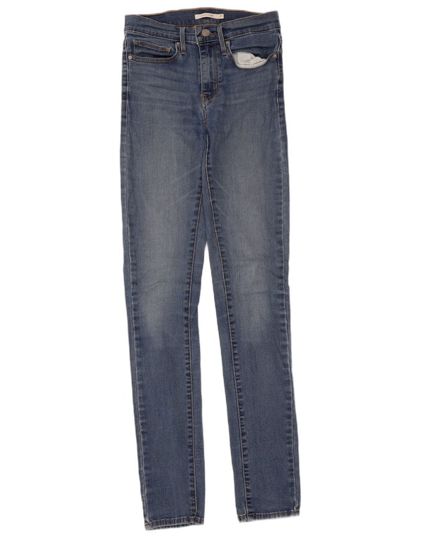 Damskie jeansy wyszczuplające Levi's W27 L34 Niebieska bawełna