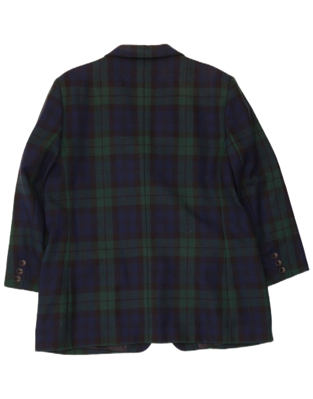 Damska marynarka Steinbock zapinana na 3 guziki, UK 18 XL, granatowa w kratkę