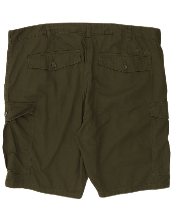Męskie spodenki cargo Mountain Warehouse W42 2XL, zielone, bawełniane