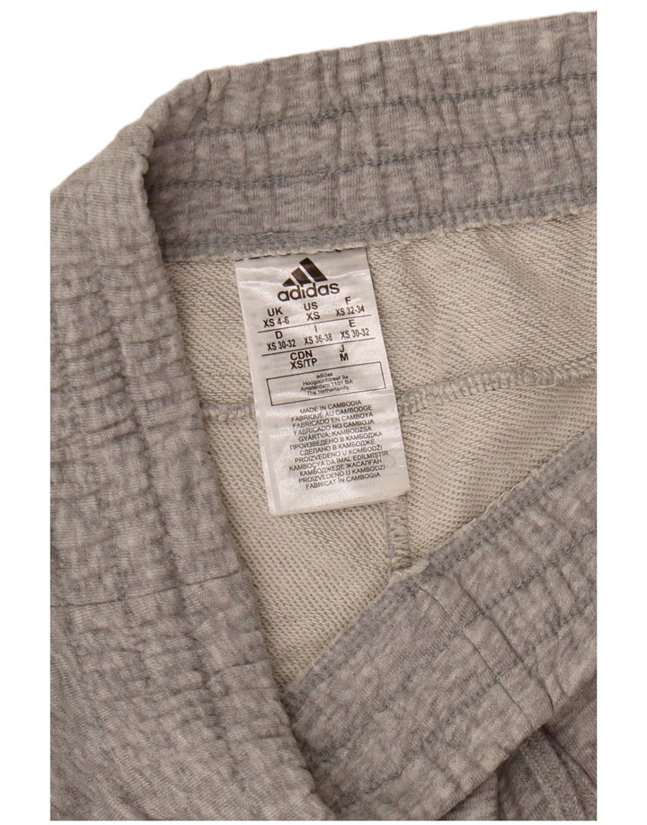 Damskie spodenki sportowe ADIDAS Graphic UK 4/6 XS, szara bawełna