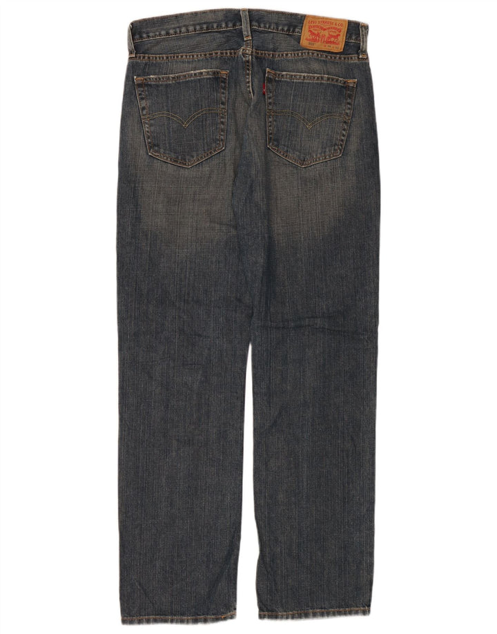 Męskie jeansy Levi's 559 Straight W34 L32 Niebieskie bawełniane