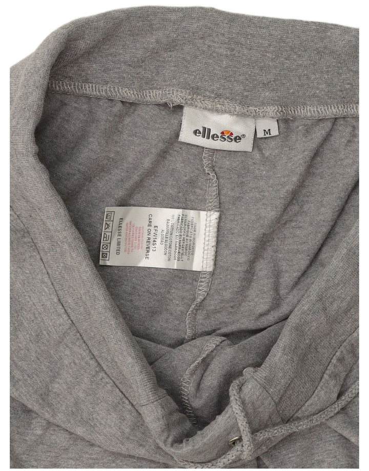 ELLESSE Womens Tracksuit Trousers Joggers UK 14 Medium  Grey Cotton