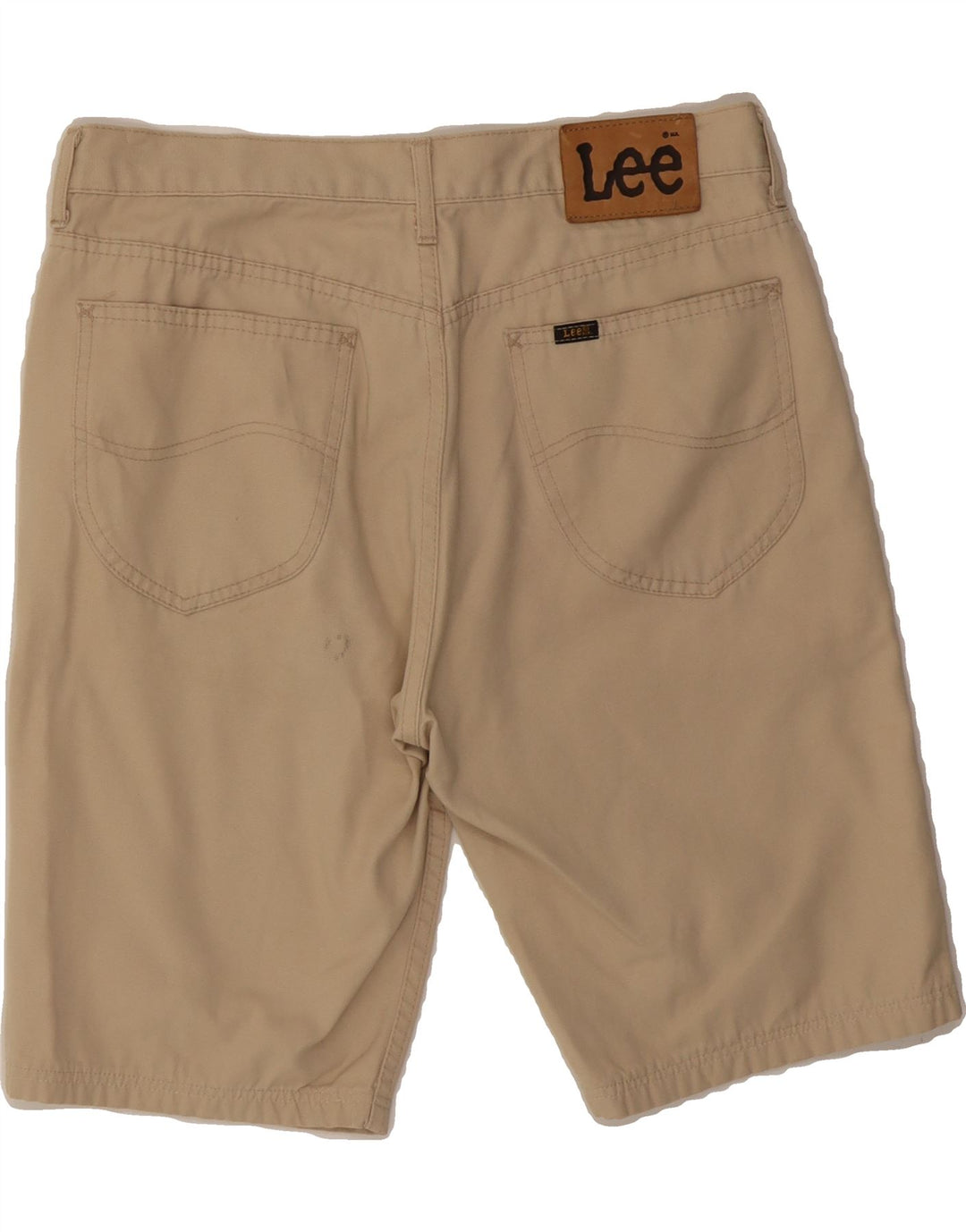 LEE Mens Chicago Casual Shorts W34 Large Beige Vintage Lee and Second-Hand Lee from Messina Hembry 