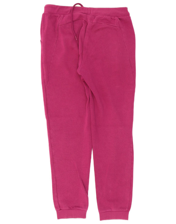 Damskie spodnie dresowe Puma Joggers UK 14, duże, bordowe, bawełniane