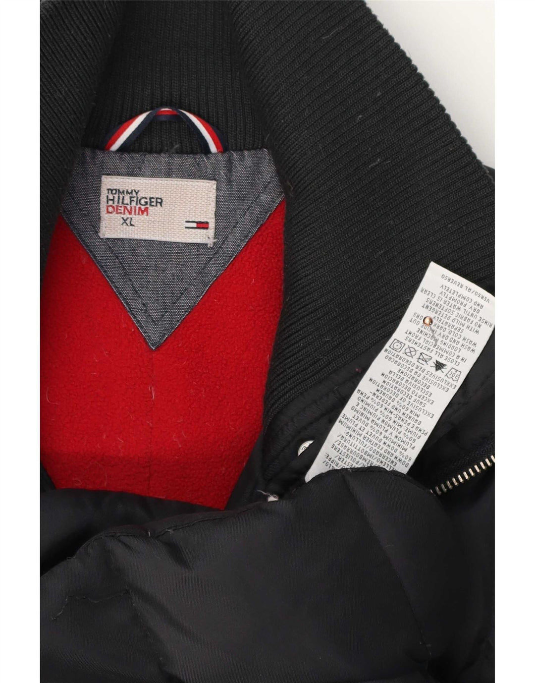 Damska wyściełana kamizelka Tommy Hilfiger UK 18 XL, granatowa, poliester