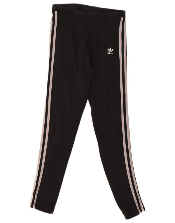 Legginsy Damskie Adidas UK 8 Małe Czarne Bawełniane