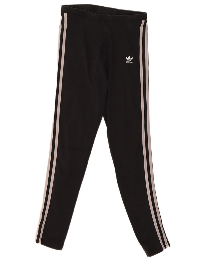 Legginsy Damskie Adidas UK 8 Małe Czarne Bawełniane