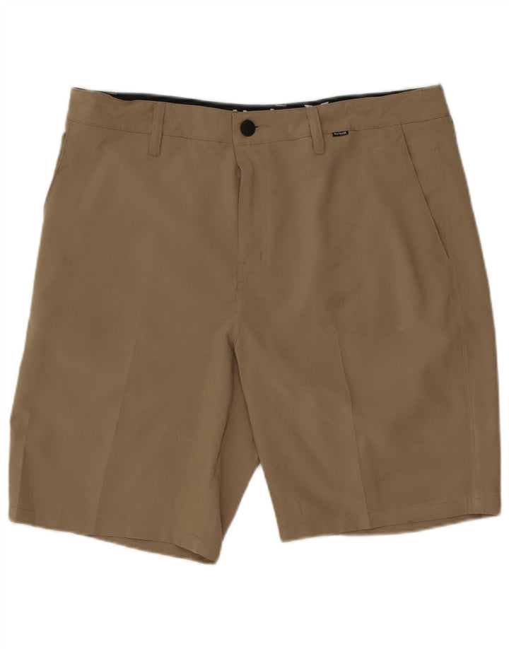 Męskie spodenki chino Hurley W34, duży, khaki, poliester